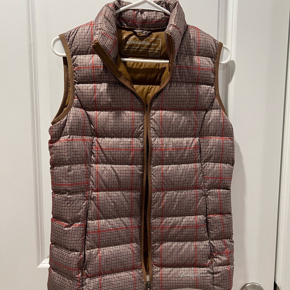 Eddie Bauer down feather vest jacket